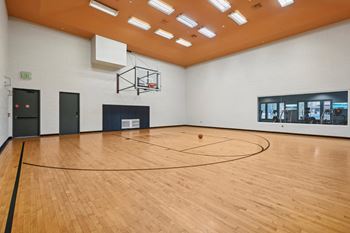 In-Door Half-Court Basketball/Sports Court